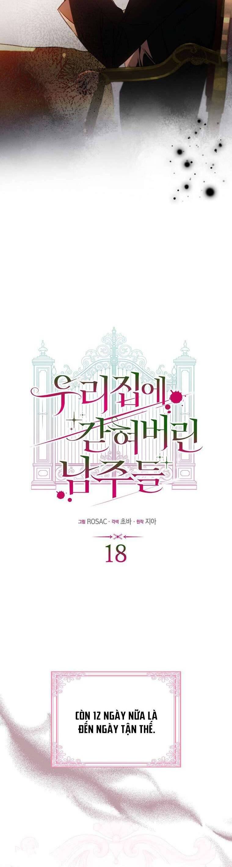 Các Nam Chính Bị Mắc Kẹt Trong Nhà Tôi Chapter 18 - Trang 2