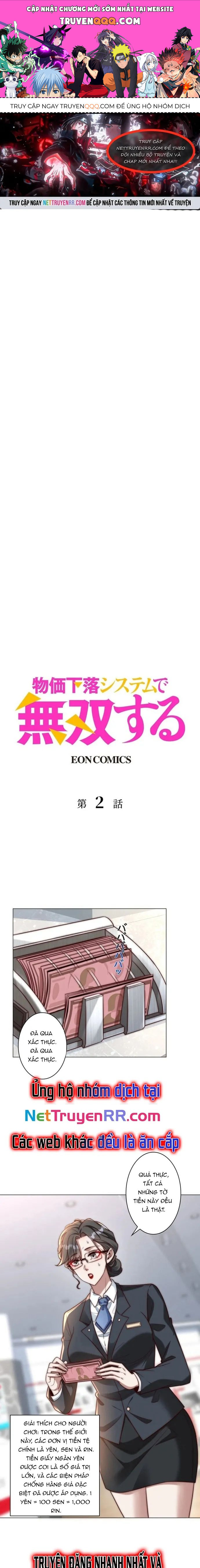 Trở ThàNh Vô ĐịCh BằNg Hệ ThốNg GiảM Giá Trị Chapter 2 - Trang 2