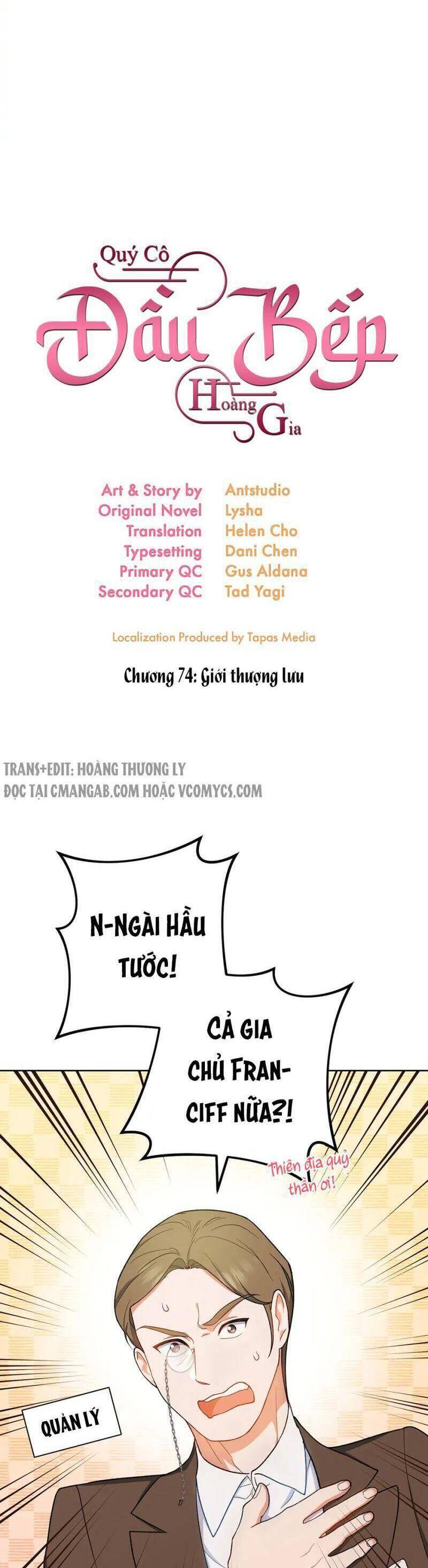 Nữ Đầu Bếp Hoàng Gia Chapter 74 - Trang 2