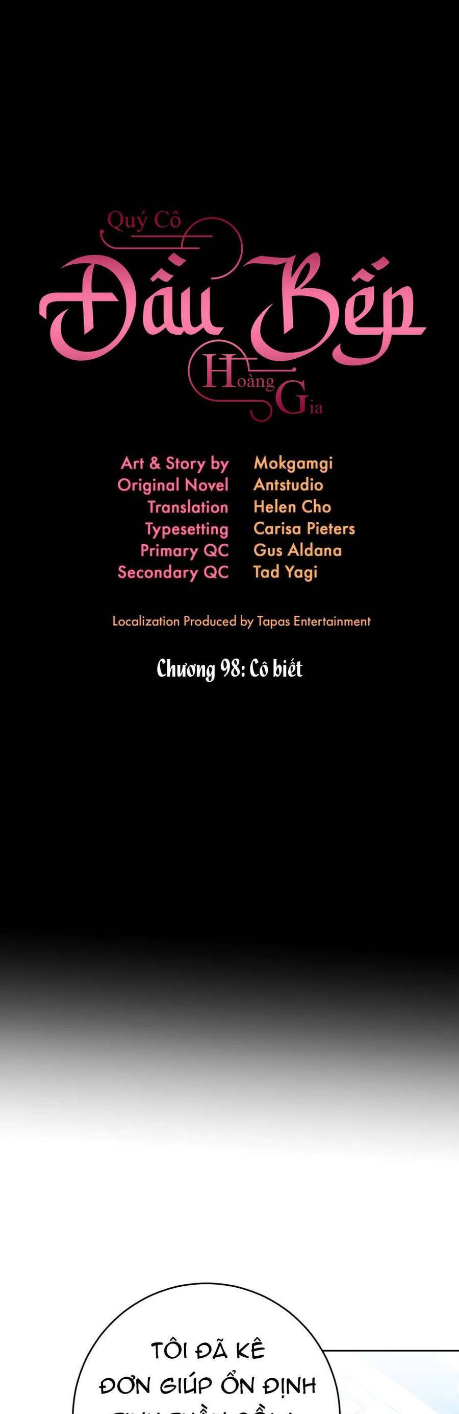 Nữ Đầu Bếp Hoàng Gia Chapter 98 - Trang 2