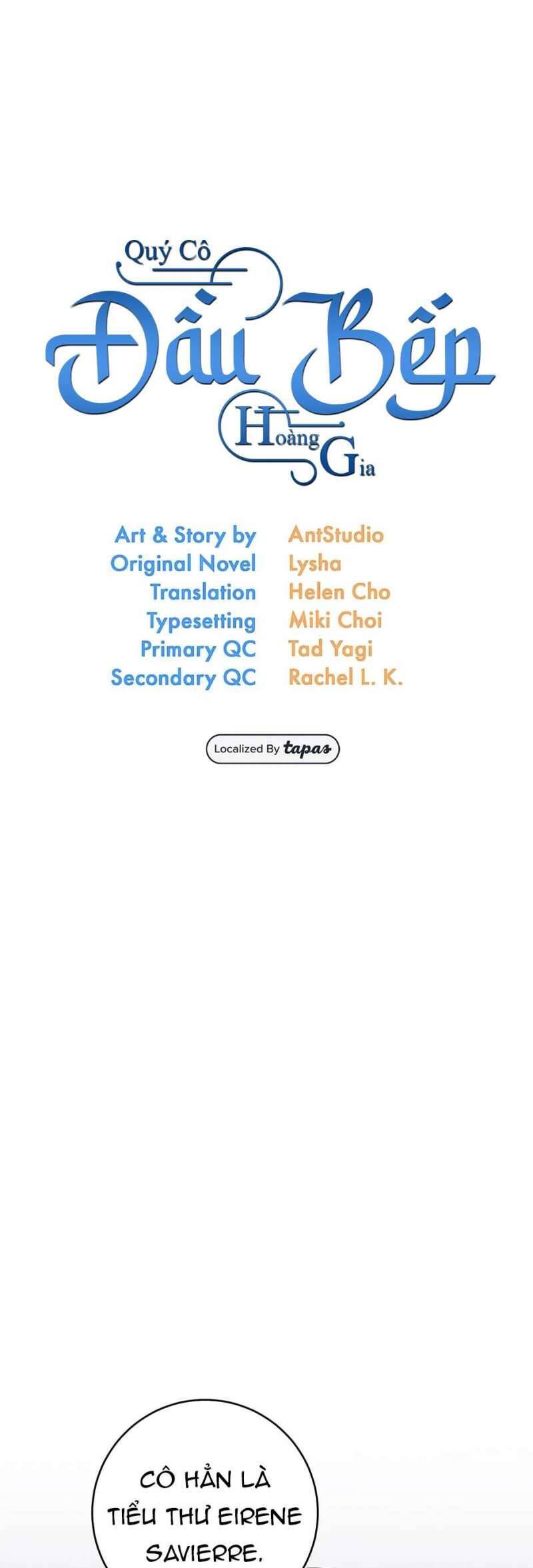 Nữ Đầu Bếp Hoàng Gia Chapter 117 - Trang 2