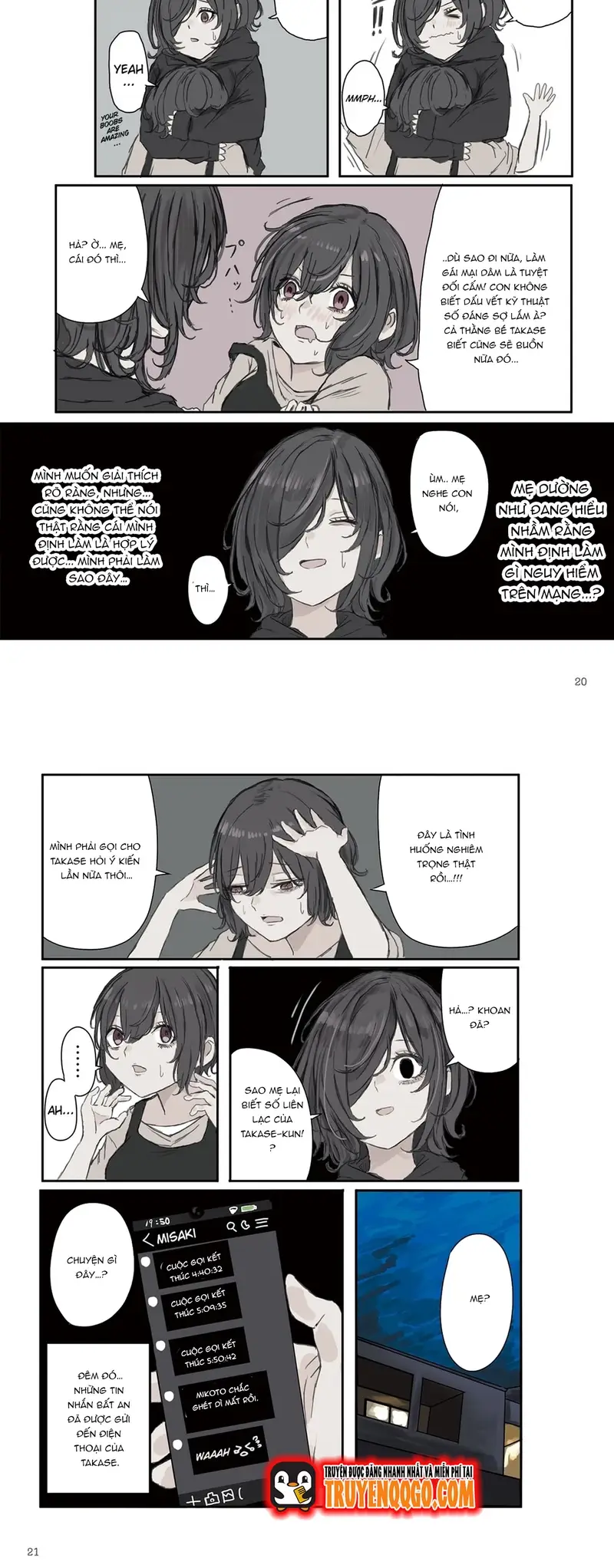 Tình Yêu Ngạt Thở Của Mikoto-Chan Chapter 17 - Trang 2