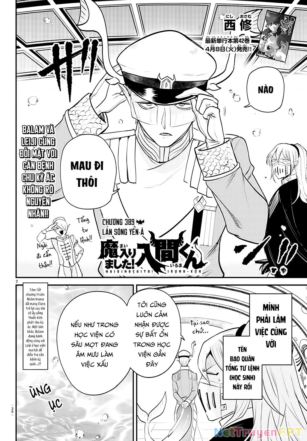 Mairimashita! Iruma-Kun Chapter 389 - Trang 2