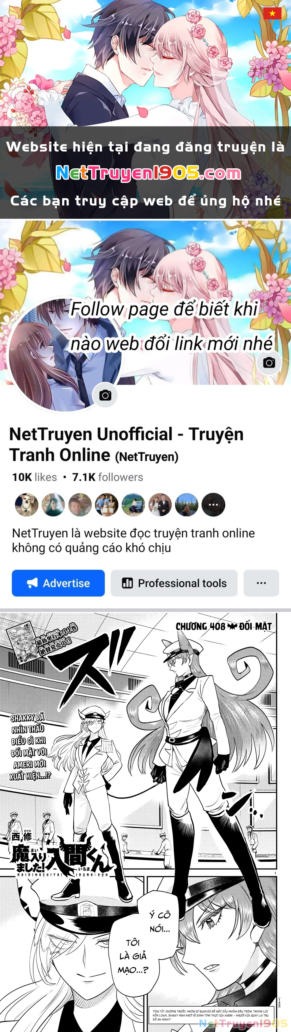 Mairimashita! Iruma-Kun Chapter 408 - Trang 2