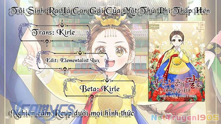 Tôi Sinh Ra Là Con Gái Của Một Thứ Phi Thấp Hèn Chapter 45 - Trang 2