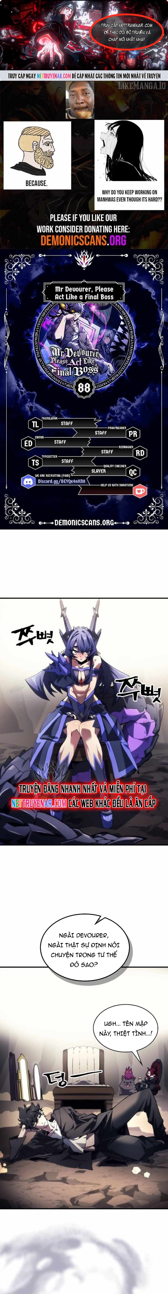 Hãy Hành Động Như Một Boss Đi Ngài Mr Devourer Chapter 88 - Trang 2