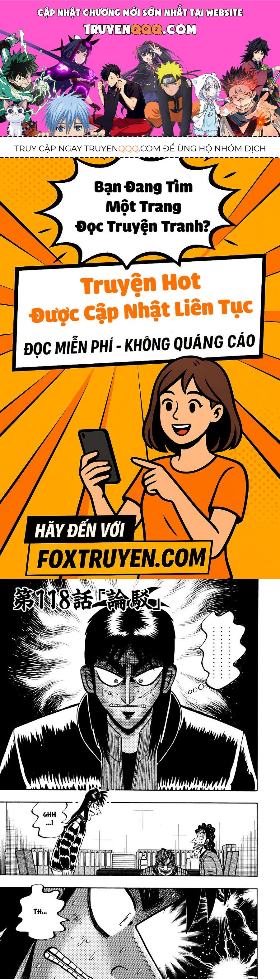 Tobaku Datenroku Kaiji Chapter 118 - Trang 2