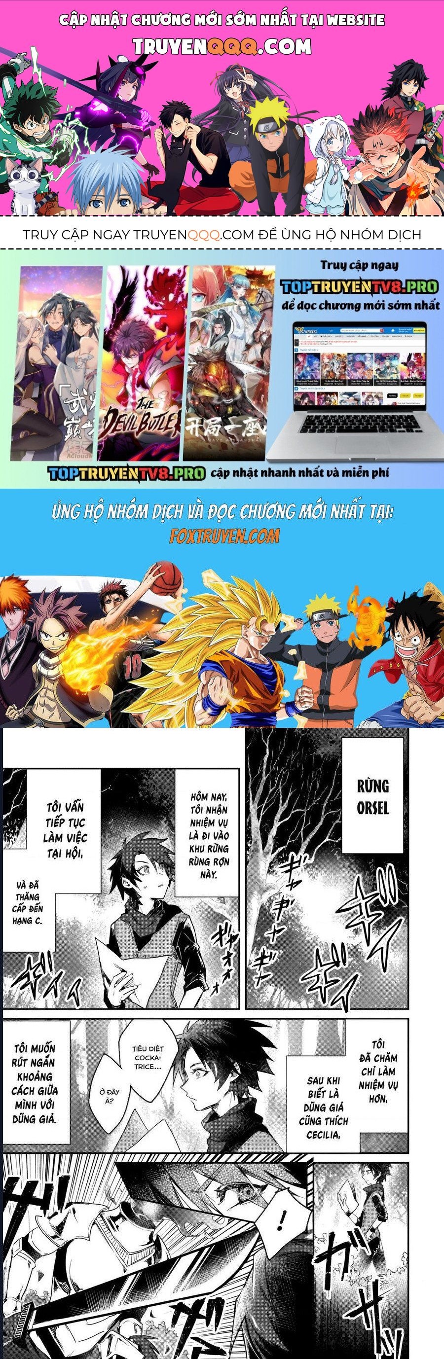 Bắt Gặp Một Mỹ Nhân Trong Hội Dũng Giả, Tôi Quyết Định Thử Tỏ Tình Cô Ấy Chapter 3 - Trang 2