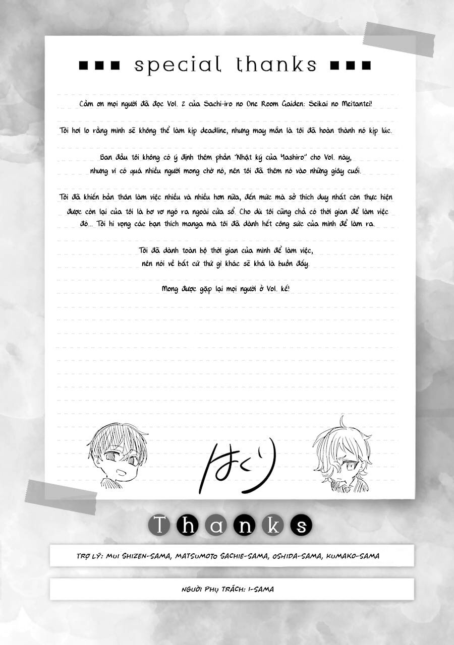 Sachiiro No One Room Gaiden – Seikai No Meitantei Chapter 6 - Trang 2