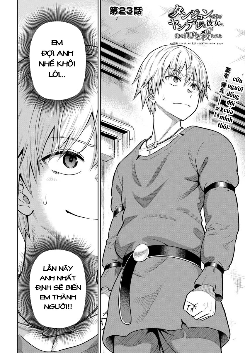 Dungeon Ni Hisomu Yandere Na Kanojo Ni Ore Wa Nando Mo Korosareru Chapter 23 - Trang 2