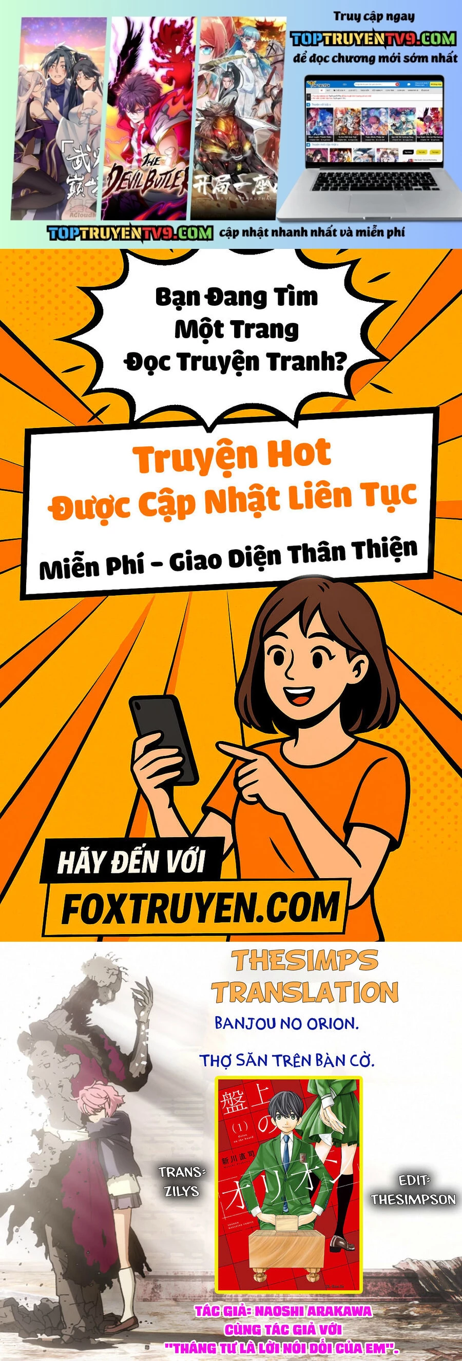 Banjou No Orion Chapter 9 - Trang 2