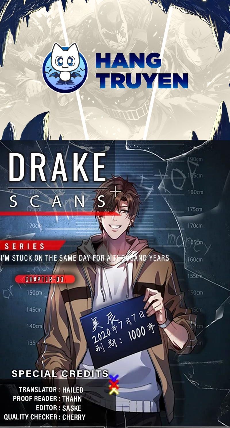Tôi Bị Mắc Kẹt Trong Cùng Một Ngày Suốt Một Nghìn Năm Chapter 3 - Trang 2