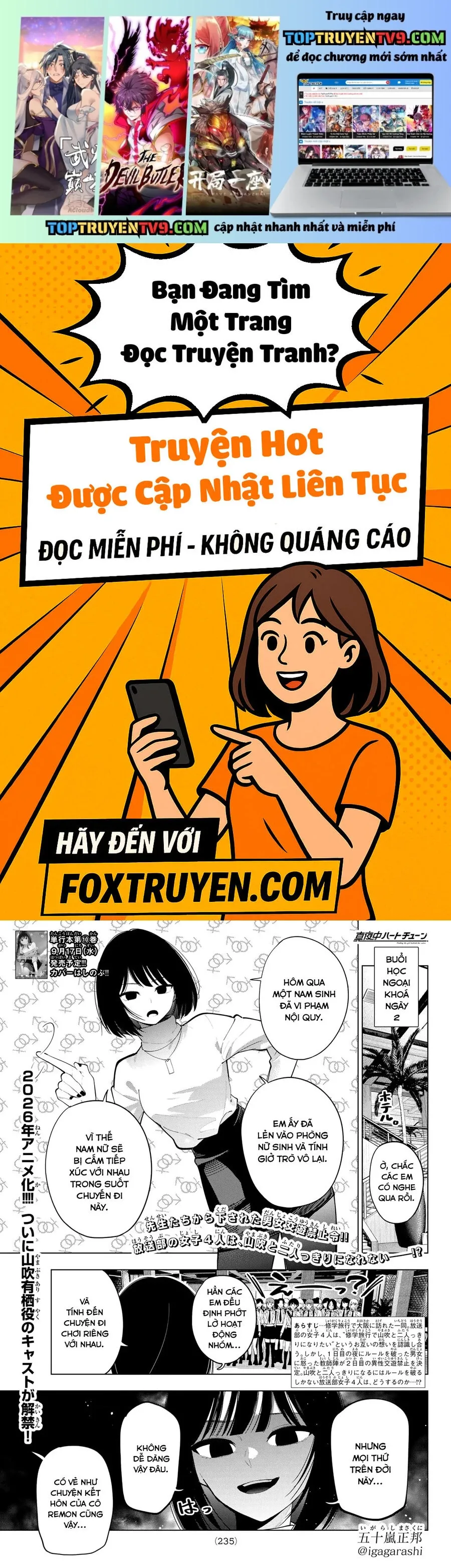 Mayonaka Heart Tune Chapter 88 - Trang 2