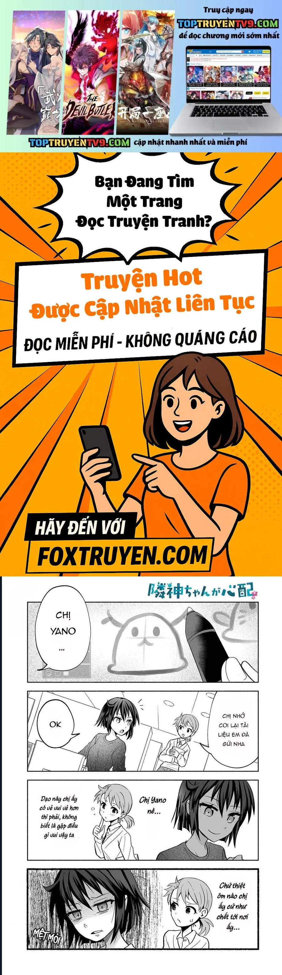 Rinjin-Chan Ga Shinpai Chapter 19 - Trang 2