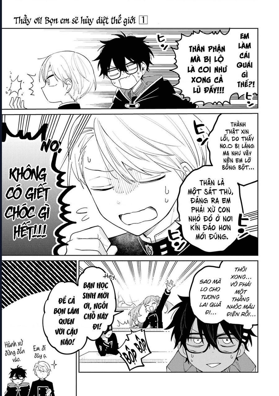 Thầy Ơi! Bọn Em Sẽ Hủy Diệt Thế Giới Chapter 1 - Trang 2