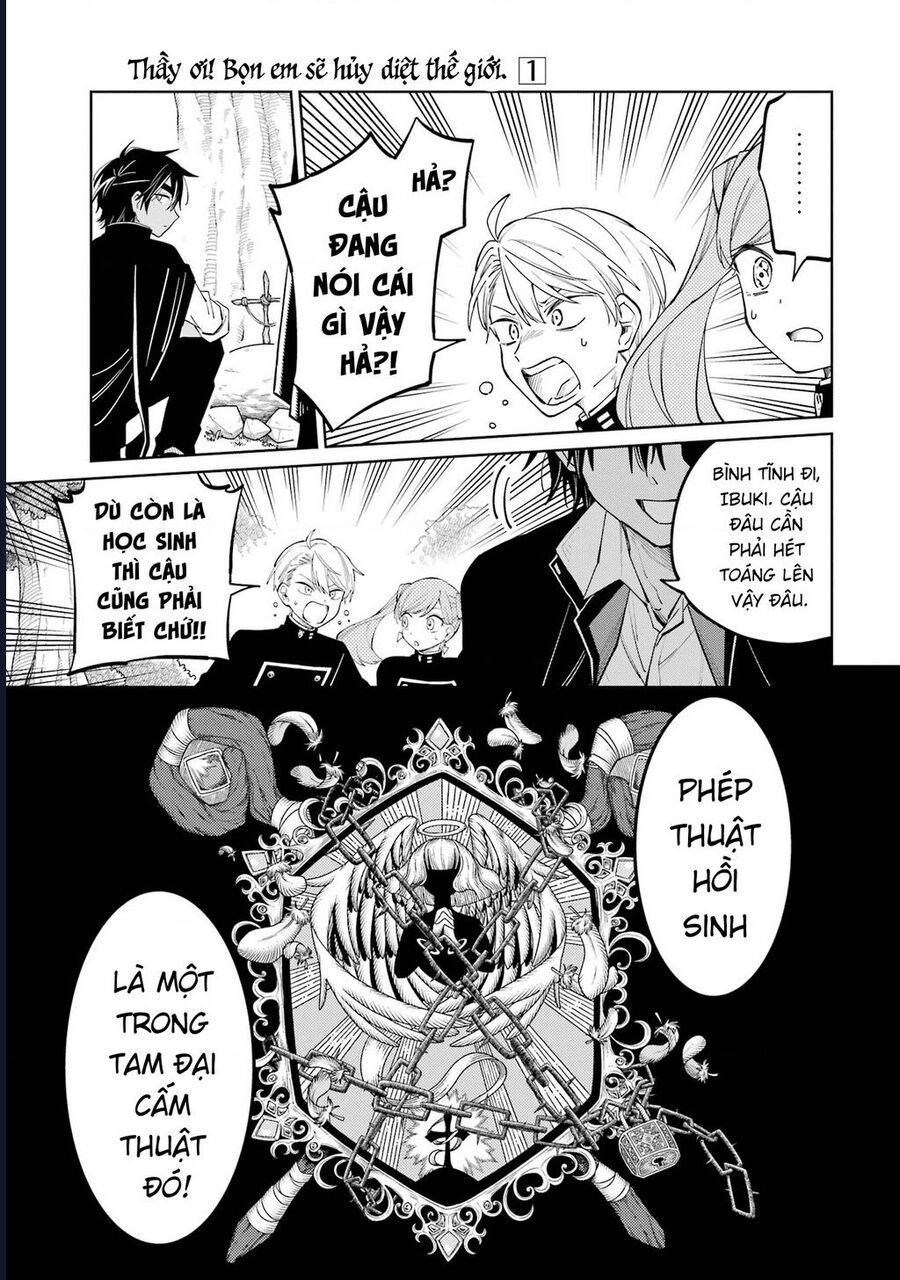 Thầy Ơi! Bọn Em Sẽ Hủy Diệt Thế Giới Chapter 3 - Trang 2