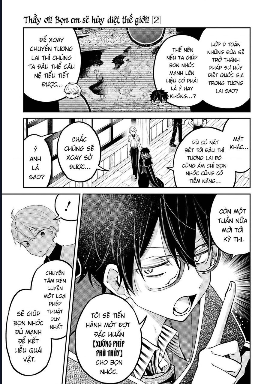 Thầy Ơi! Bọn Em Sẽ Hủy Diệt Thế Giới Chapter 8 - Trang 2