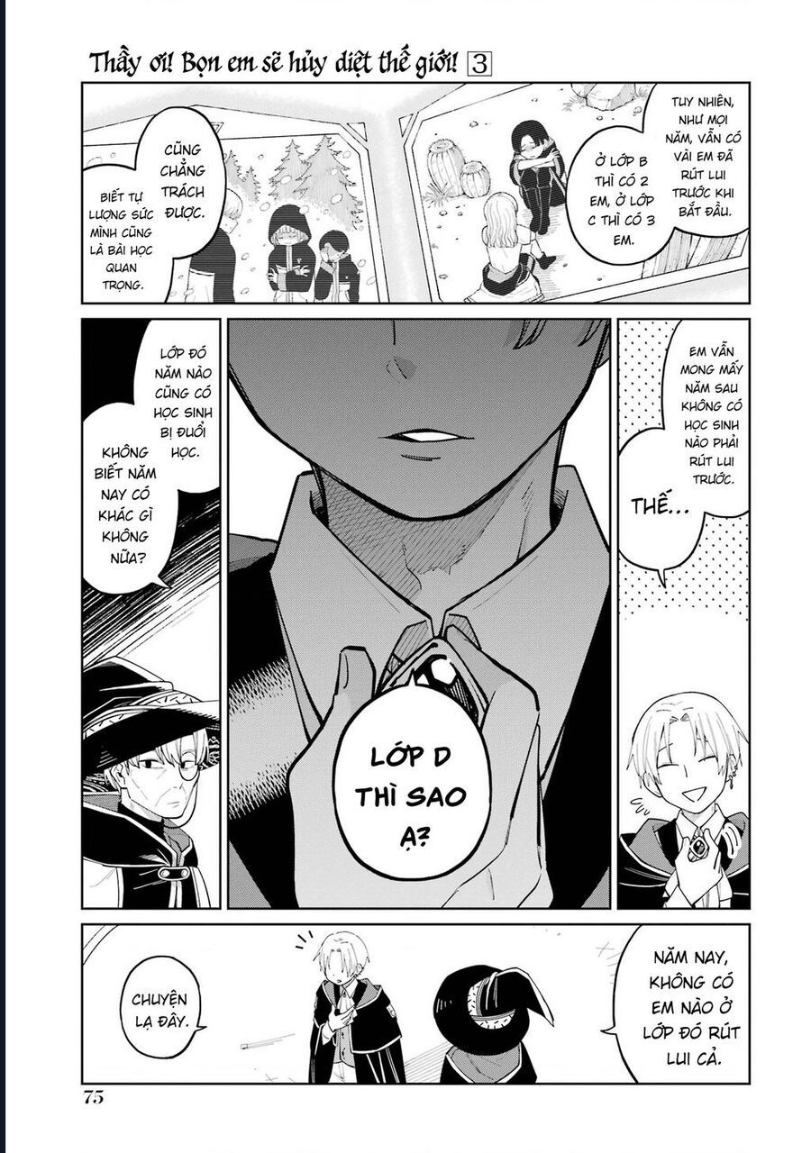 Thầy Ơi! Bọn Em Sẽ Hủy Diệt Thế Giới Chapter 12 - Trang 2