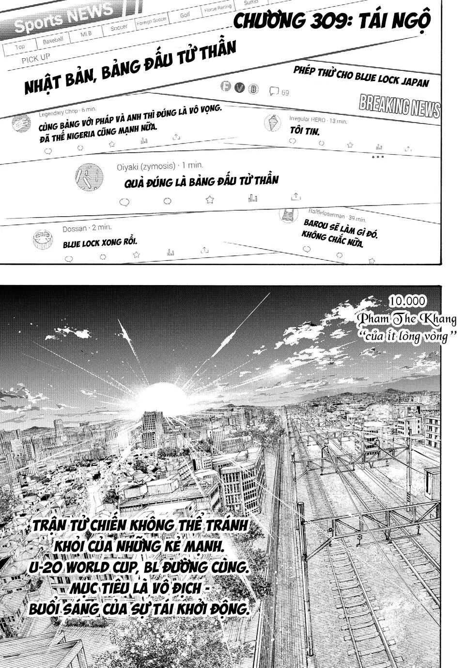 Blue Lock Chapter 309 - Trang 2
