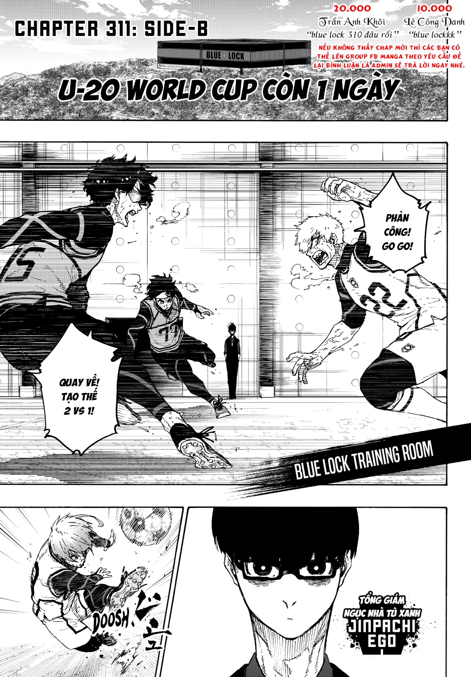 Blue Lock Chapter 311 - Trang 2