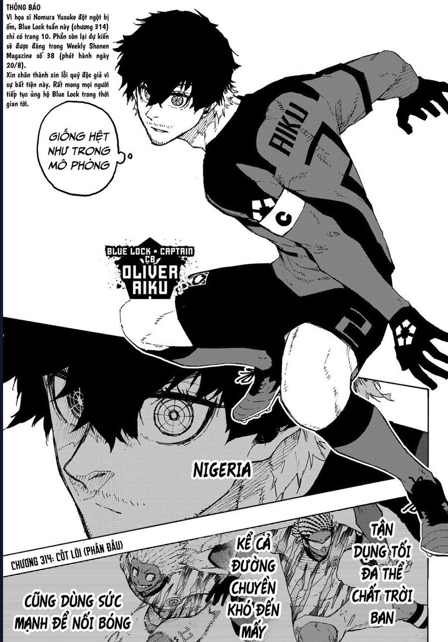 Blue Lock Chapter 314.1 - Trang 2