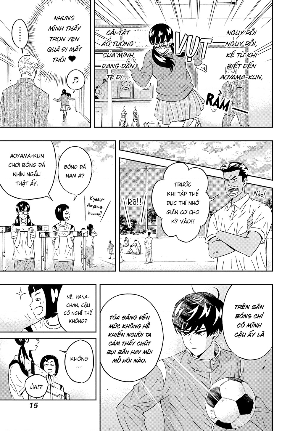 Keppeki Danshi! Aoyama-Kun Chapter 59 - Trang 2