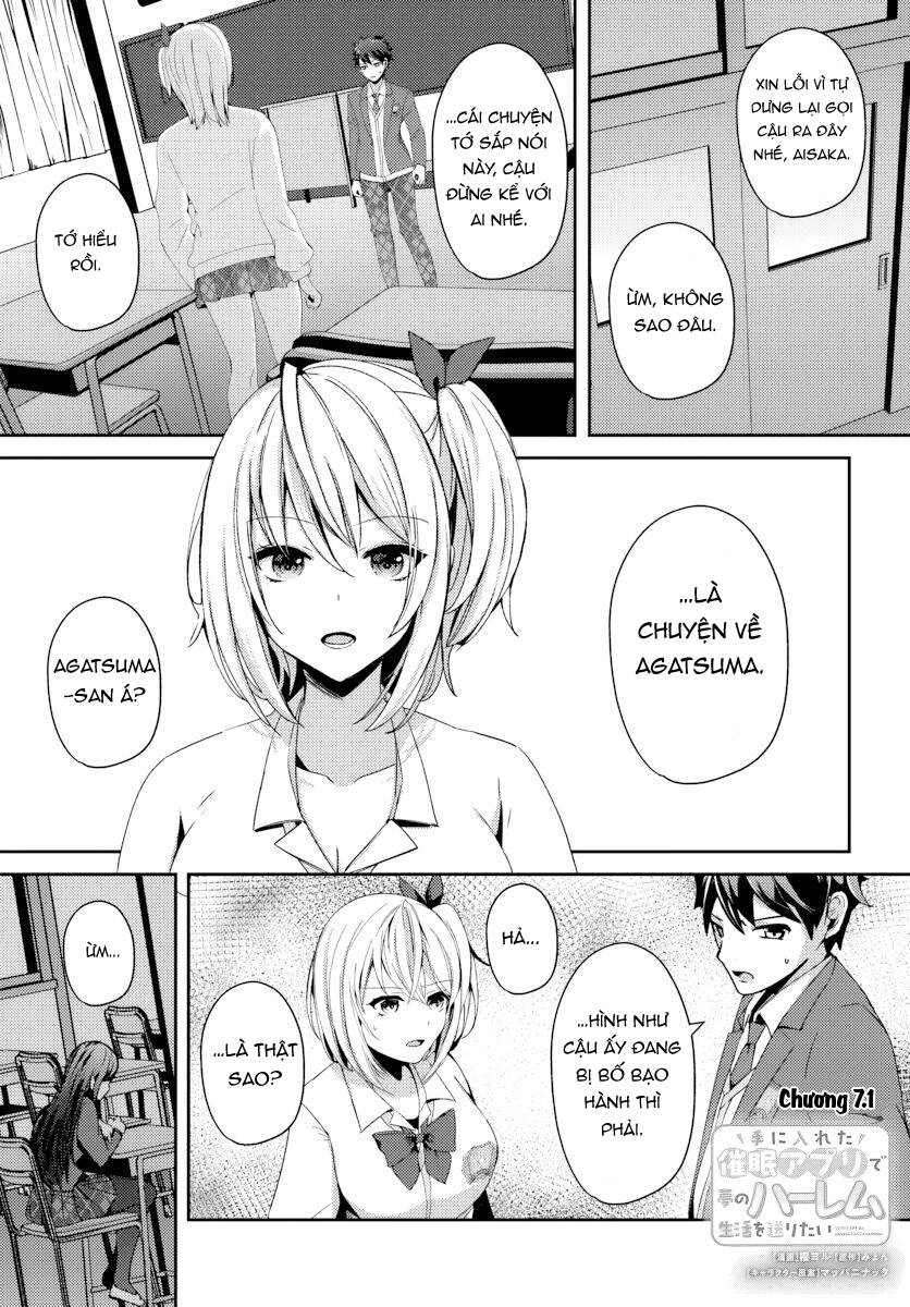 Te Ni Ireta Saimin Appli De Yume No Harem Seikatsu O Okuritai Chapter 7.1 - Trang 2