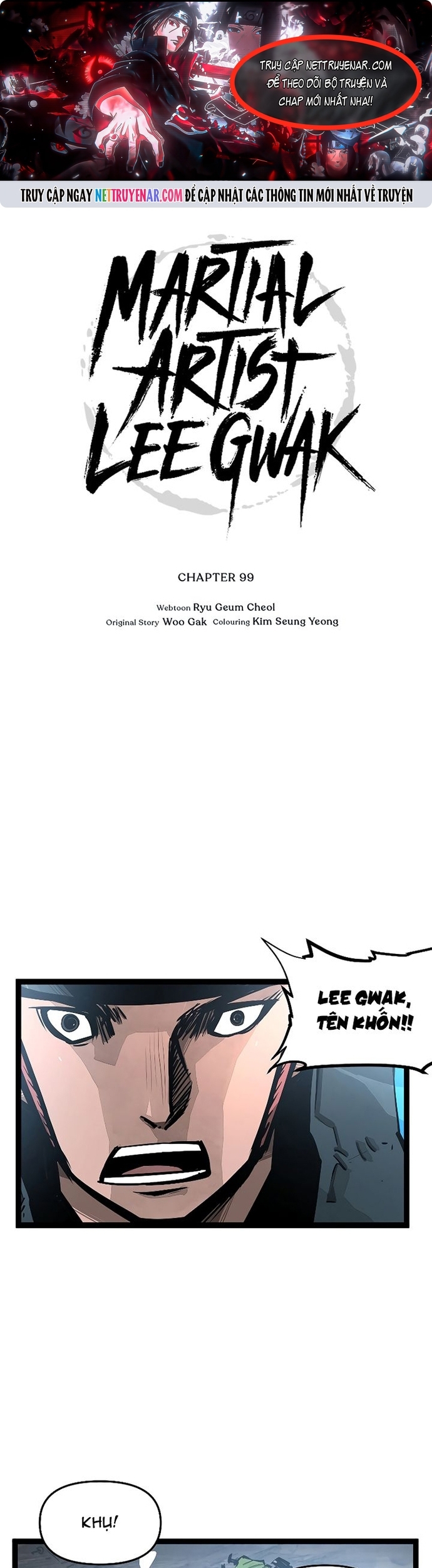 Võ Sĩ Lee Gwak Chapter 99 - Trang 2
