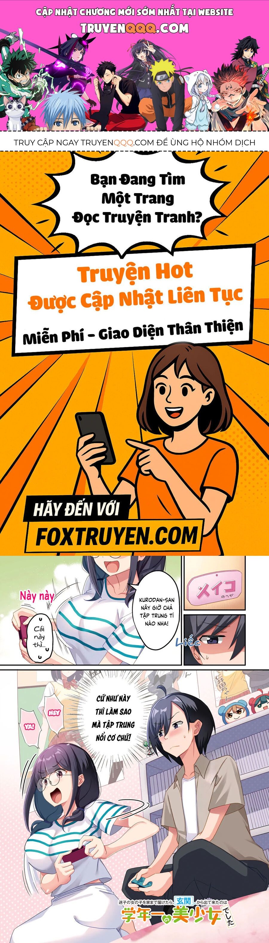 Đưa Bé Gái Bị Lạc Trở Về, Người Mở Cửa Là Hoa Khôi Của Khối Chapter 8 - Trang 2