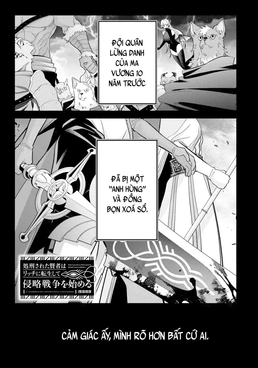 Shokei Sareta Kenja Wa Lich Ni Tensei Shite Shinryaku Sensou Wo Hajimaru Chapter 46 - Trang 2
