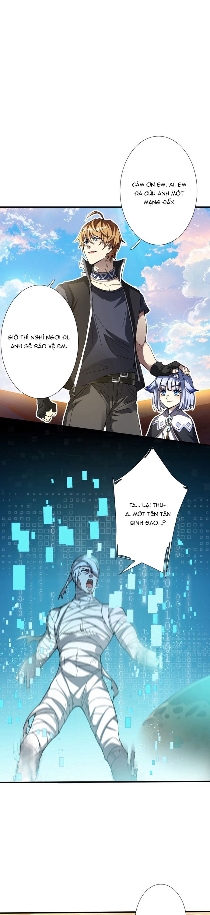 Chuyển Sinh Và Đồng Đội Duy Nhất Của Tôi Là Một Bé Gái Hack Game Chapter 1 - Trang 2