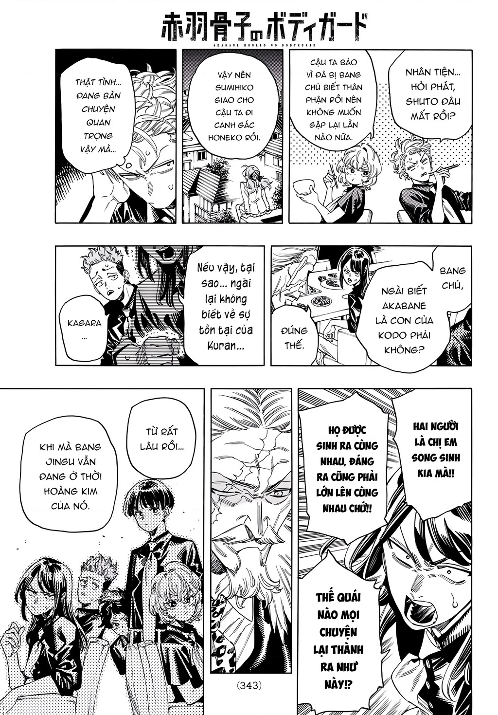 Vệ Sĩ Của Akabane Honeko Chapter 53 - Trang 2