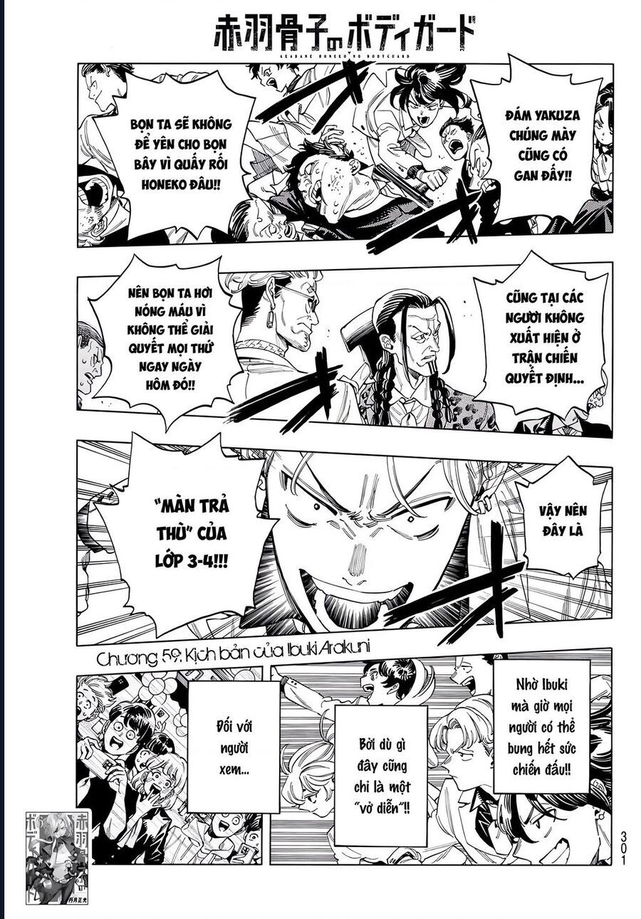 Vệ Sĩ Của Akabane Honeko Chapter 59 - Trang 2