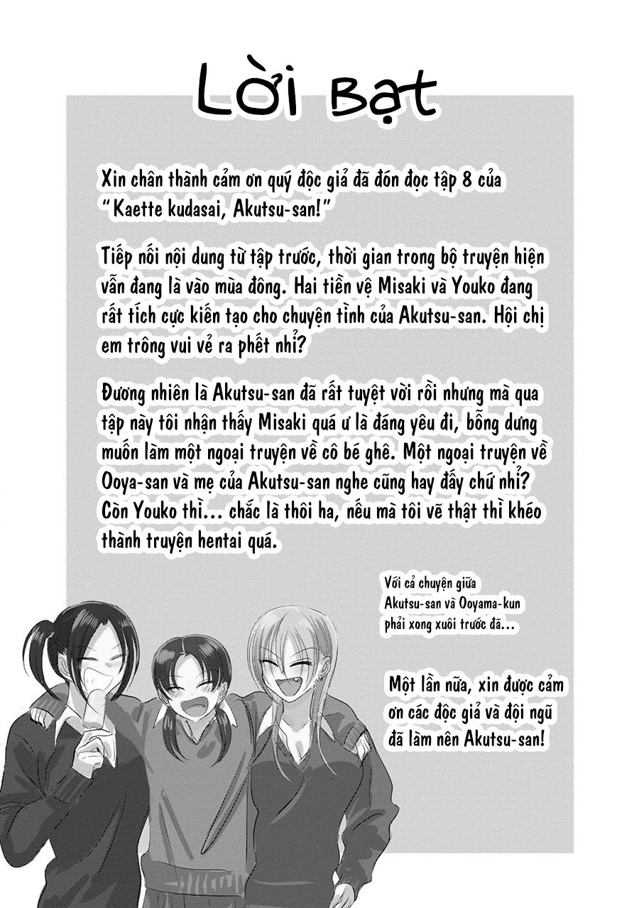 Please Go Home, Akutsu-San! Chapter 158.8 - Trang 2