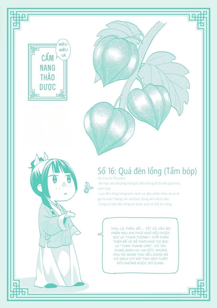 Kusuriya No Hitorigoto ~Maomao No Koukyuu Nazotoki Techou~ Chapter 65.5 - Trang 2