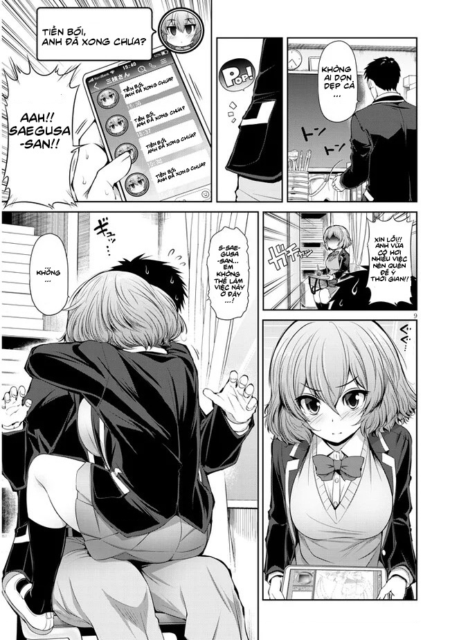 Saegusa-San Wa Megane-Senpai To Koi O Egaku Chapter 1 - Trang 2