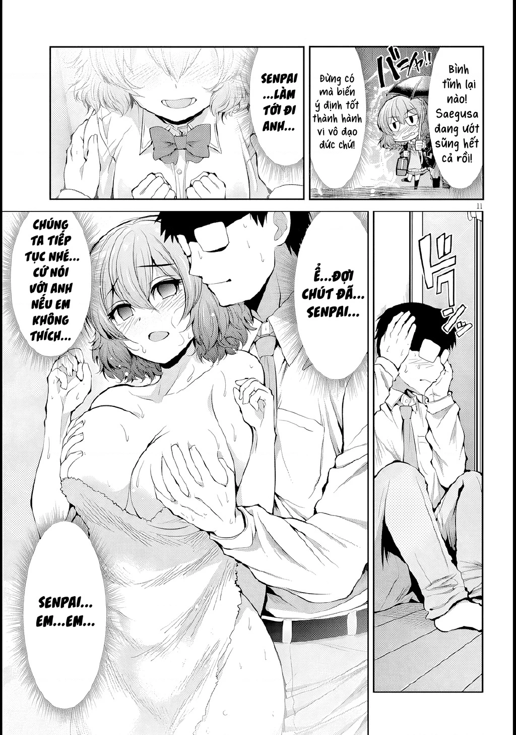 Saegusa-San Wa Megane-Senpai To Koi O Egaku Chapter 4 - Trang 2