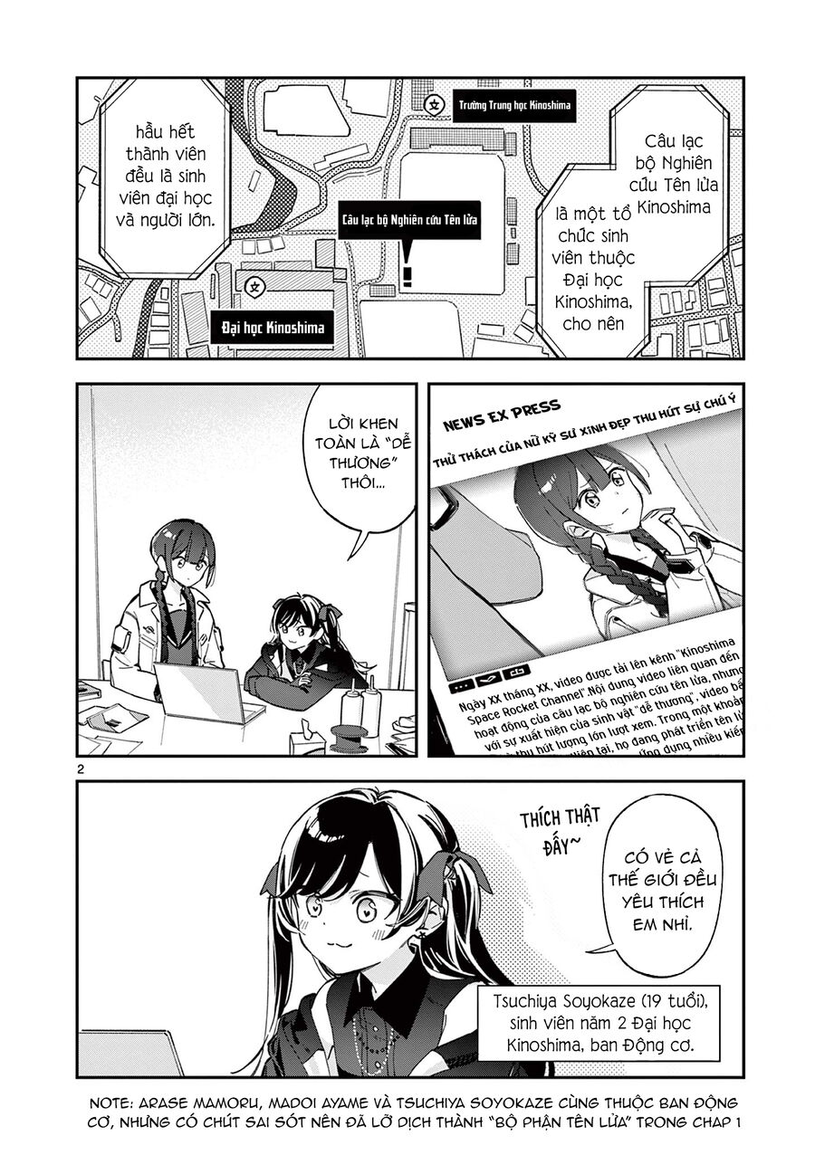 Houkago, Bokura Wa Uchuu Ni Madou Chapter 2 - Trang 2