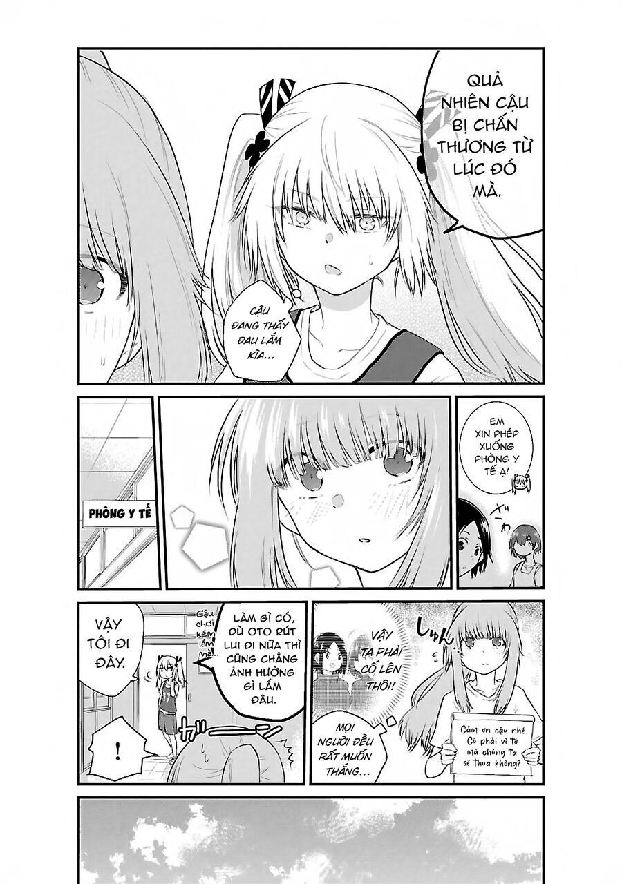 Koe Ga Dasenai Shoujo Wa “Kanojo Ga Yasashisugiru” To Omotte Iru Chapter 40.3 - Trang 2
