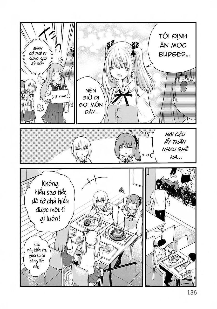 Koe Ga Dasenai Shoujo Wa “Kanojo Ga Yasashisugiru” To Omotte Iru Chapter 40.5 - Trang 2
