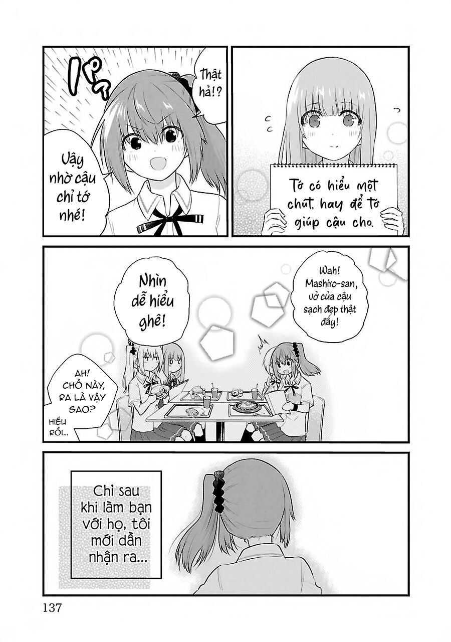 Koe Ga Dasenai Shoujo Wa “Kanojo Ga Yasashisugiru” To Omotte Iru Chapter 40.5 - Trang 2