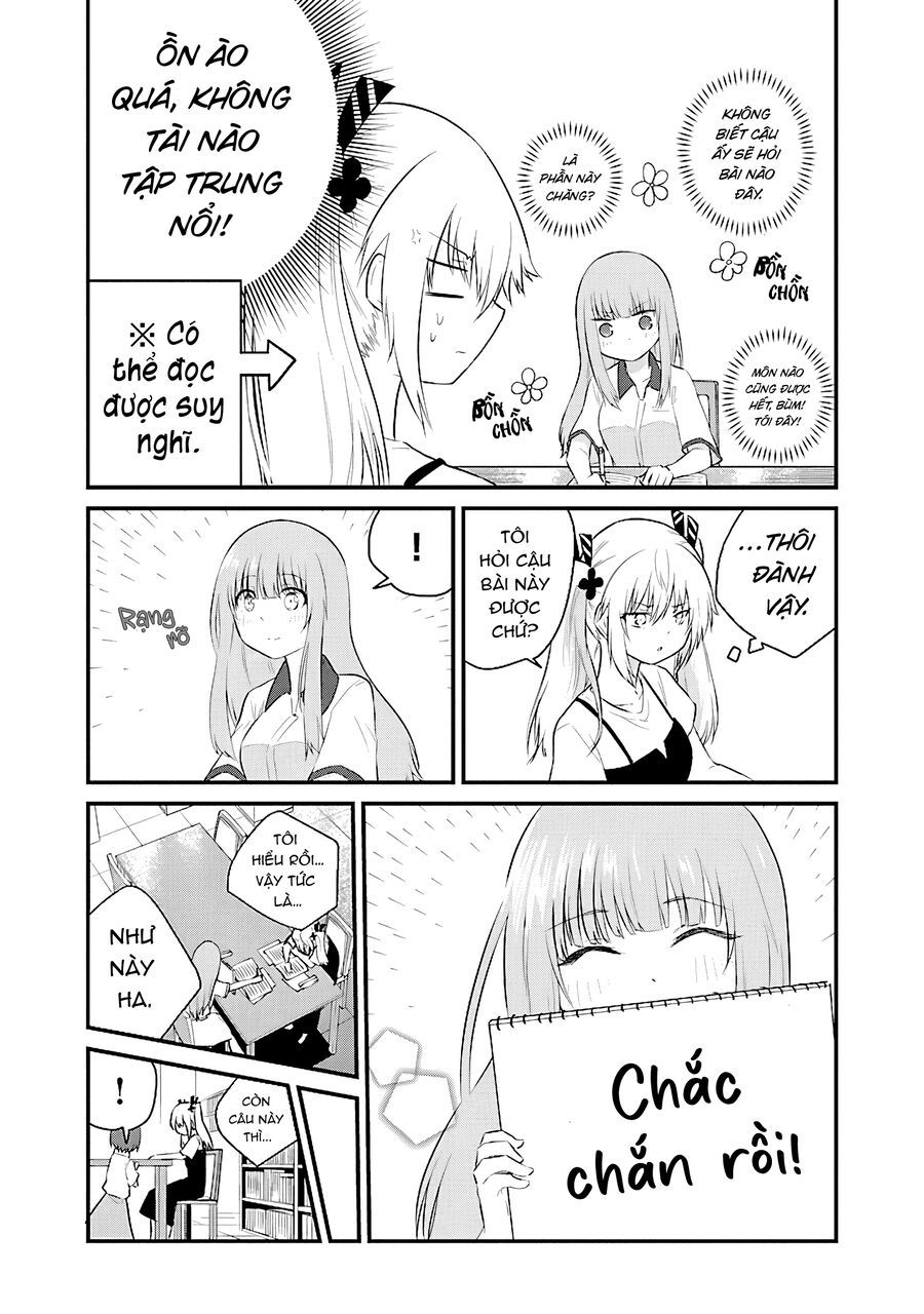 Koe Ga Dasenai Shoujo Wa “Kanojo Ga Yasashisugiru” To Omotte Iru Chapter 54.2 - Trang 2