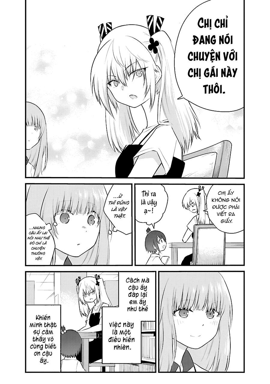 Koe Ga Dasenai Shoujo Wa “Kanojo Ga Yasashisugiru” To Omotte Iru Chapter 54.2 - Trang 2