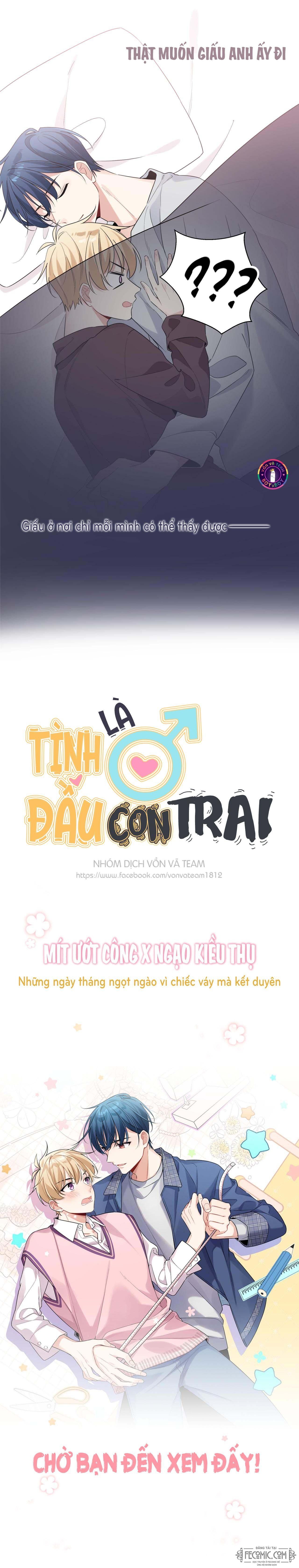 Tình Đầu Là Con Trai Chapter 0 - Trang 2