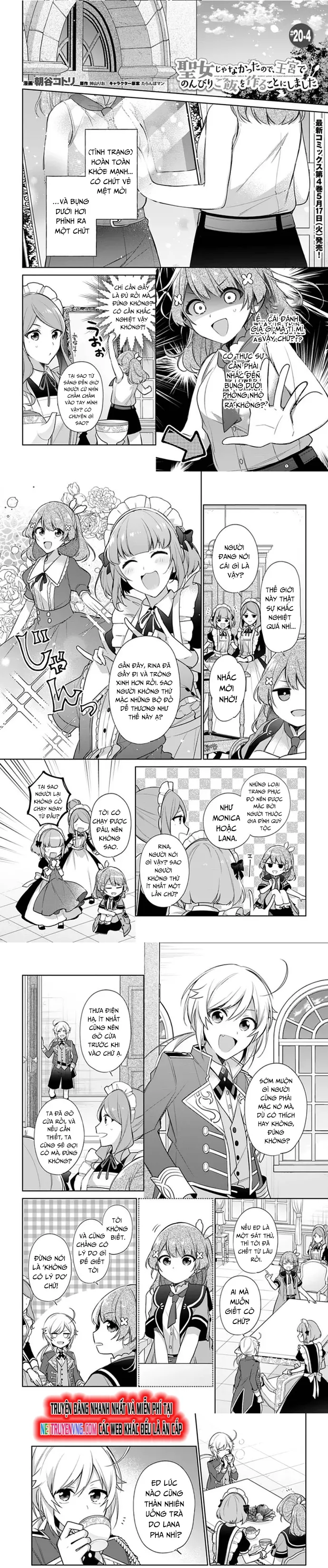 Seijo Ja Nakatta No De, Oukyuu De Nonbiri Gohan Wo Tsukuru Koto Ni Shimashita Chapter 20 - Trang 2