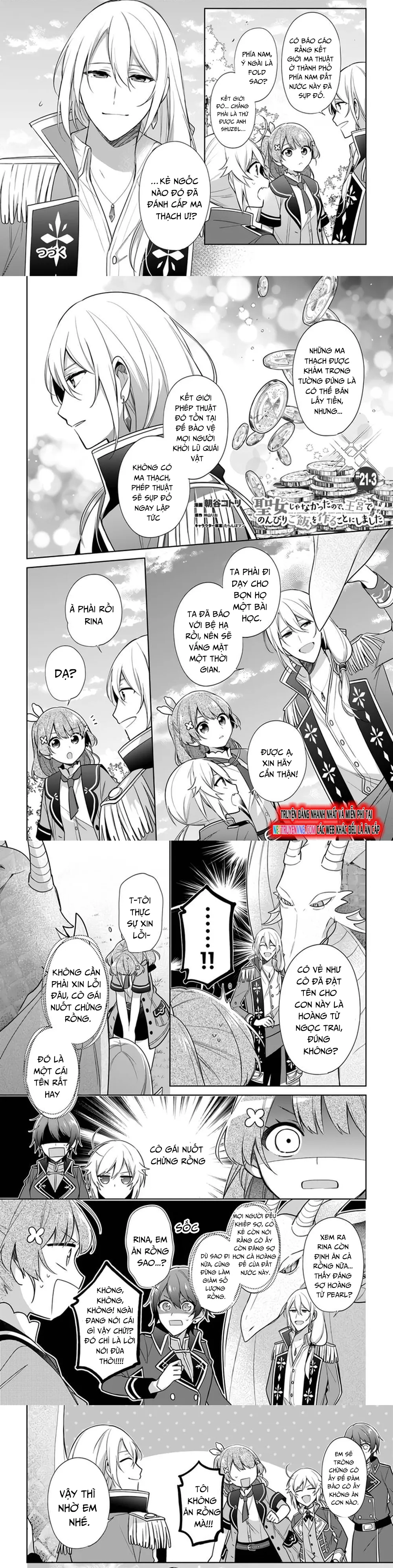 Seijo Ja Nakatta No De, Oukyuu De Nonbiri Gohan Wo Tsukuru Koto Ni Shimashita Chapter 21 - Trang 2