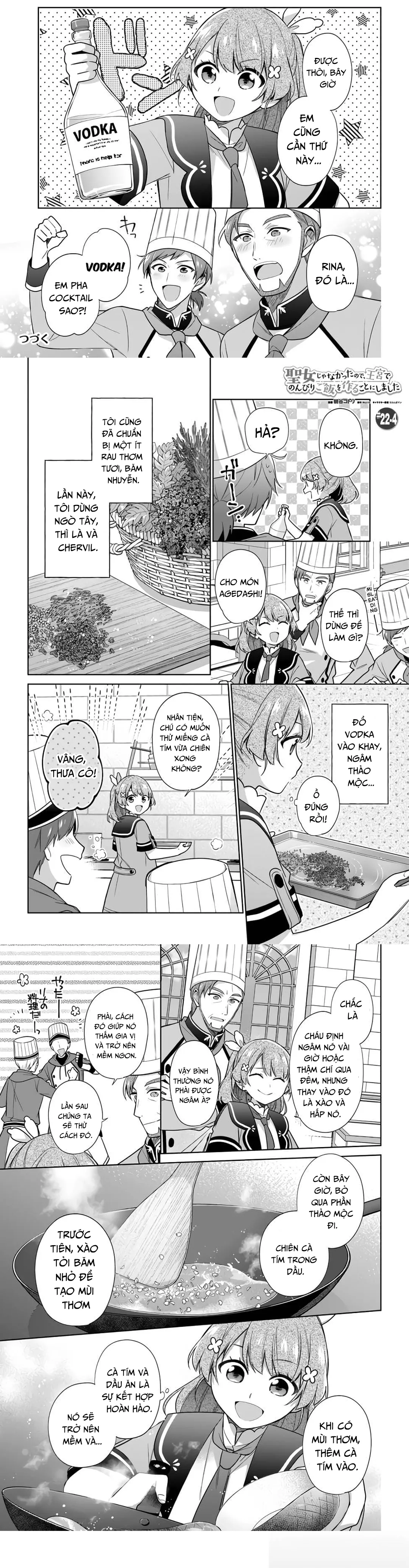 Seijo Ja Nakatta No De, Oukyuu De Nonbiri Gohan Wo Tsukuru Koto Ni Shimashita Chapter 22 - Trang 2