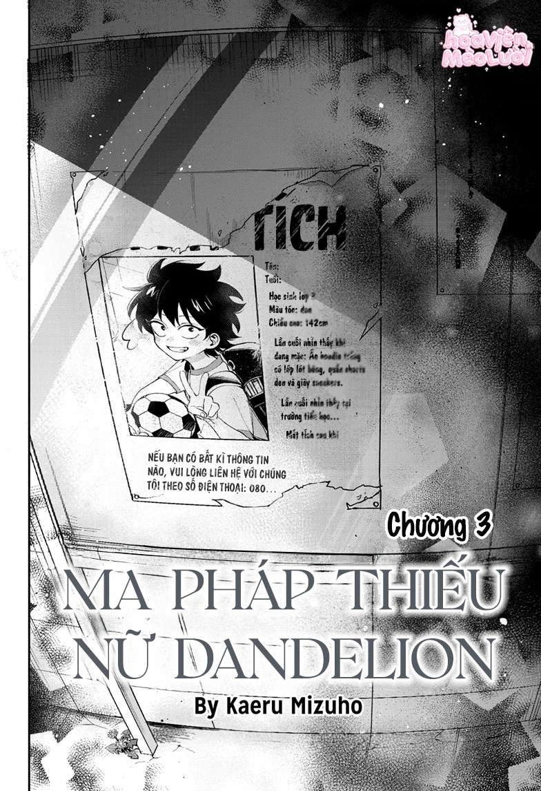 Ma Pháp Thiếu Nữ Dandelion Chapter 3 - Trang 2