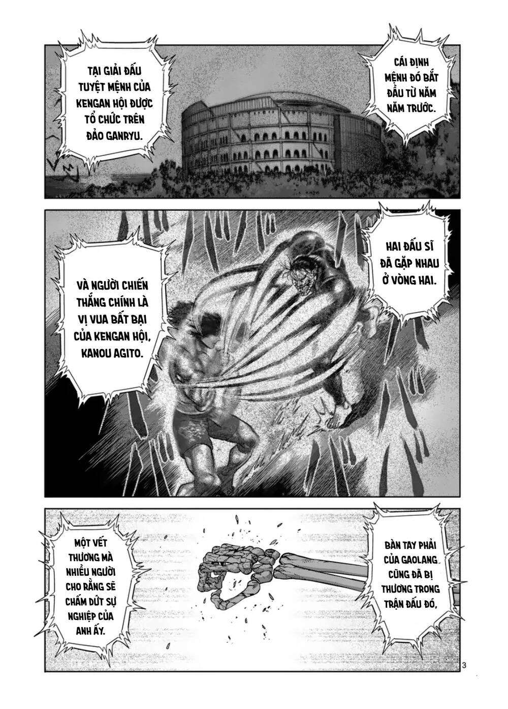 Kengan Ashura Phần 2 Chapter 281 - Trang 2