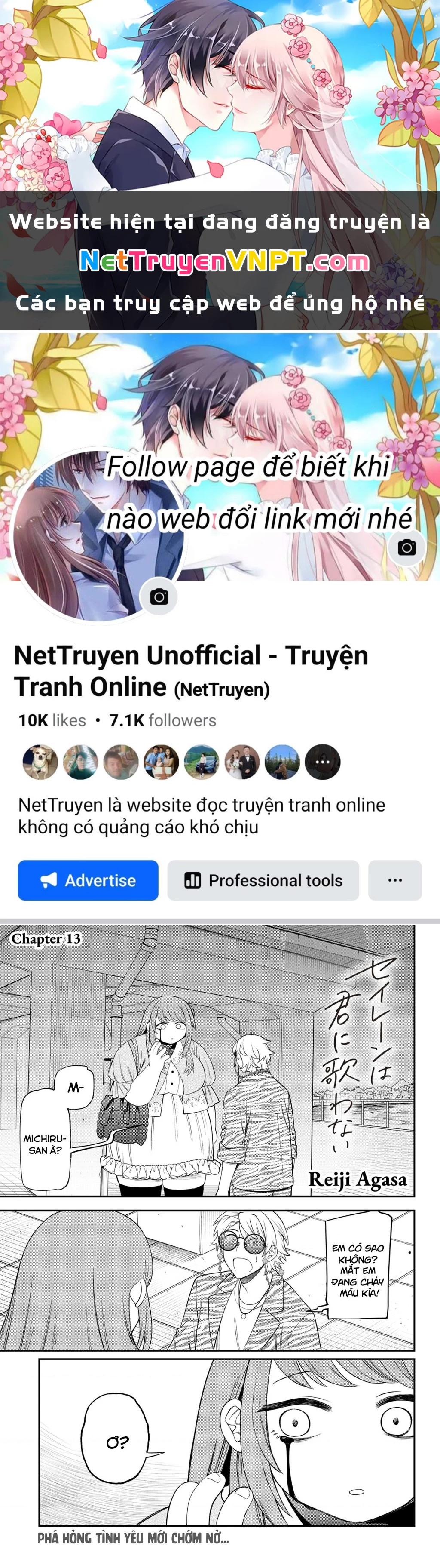 Nàng Nhân Ngư Sẽ Không Cất Tiếng Hát Chapter 13 - Trang 2